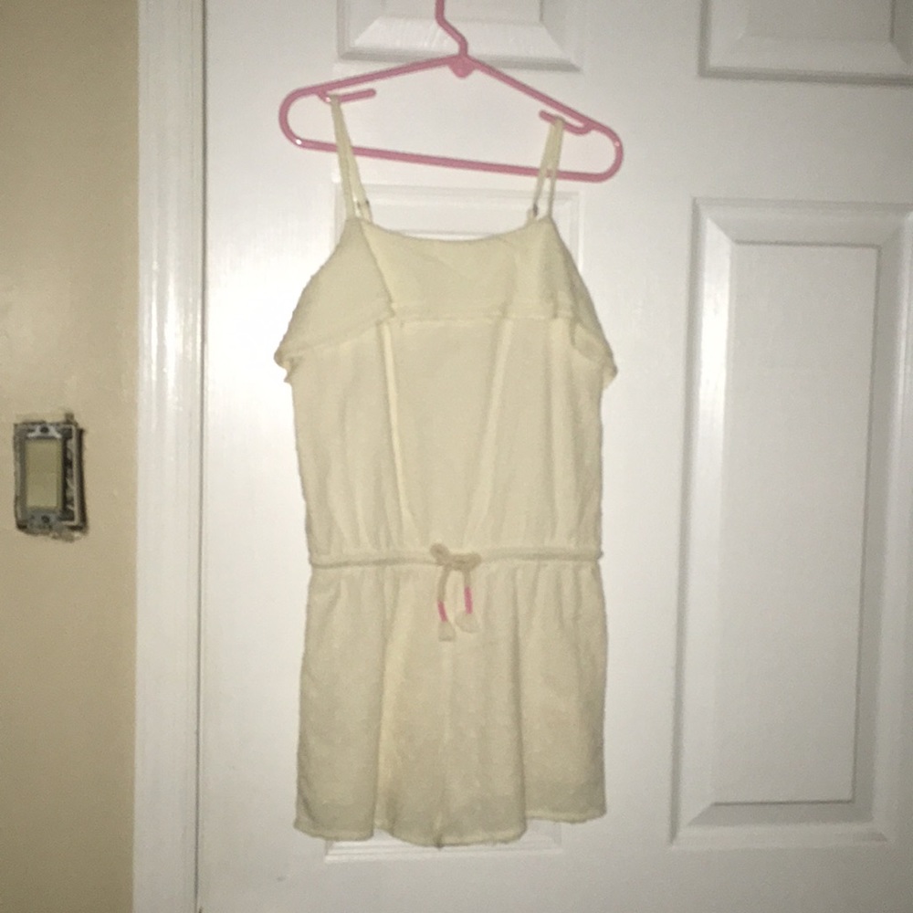 Cream girls romper